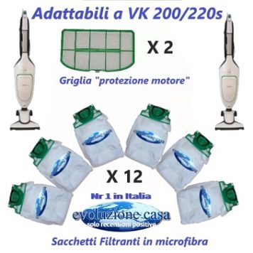 Sacchetti adattabili a folletto VK 200/220S